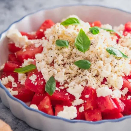 insalata anguria e feta
